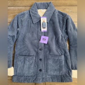 Boston Traders women's sherpa-lined corduroy jacket